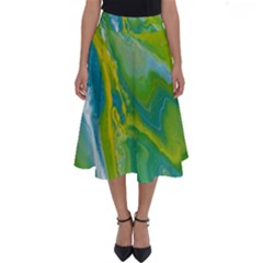 Sunlit River Perfect Length Midi Skirt