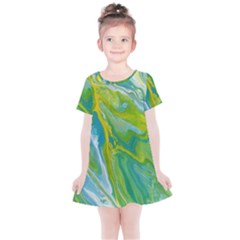 Sunlit River Kids  Simple Cotton Dress by lwdstudio