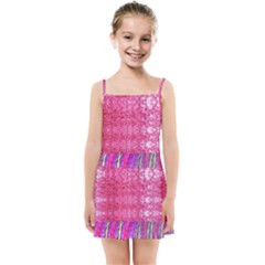 Pink And Purple Shimmer Design By Flipstylez Designs Kids Summer Sun Dress by flipstylezfashionsLLC