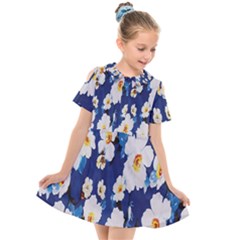 Anemone Kids  Short Sleeve Shirt Dress by CasaDiModa