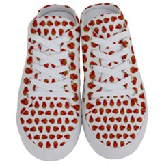 Red Peppers Pattern Half Slippers by SuperPatterns