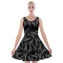 Scissors pattern Velvet Skater Dress View1