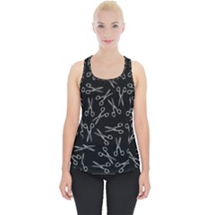 Scissors Pattern Piece Up Tank Top