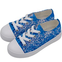 Blue Balloons In The Sky Kids  Low Top Canvas Sneakers by FunnyCow