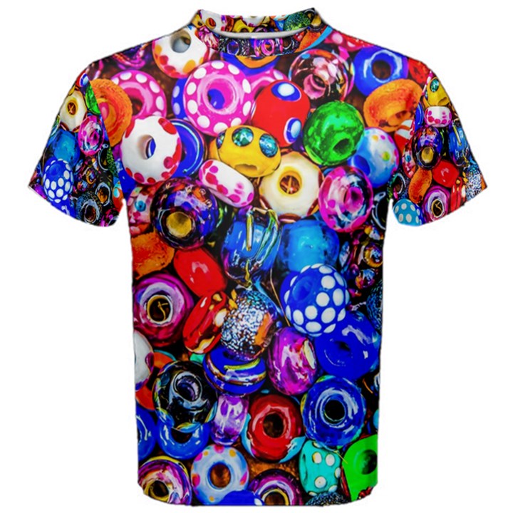 Colorful Beads Men s Cotton Tee