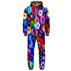 Colorful Beads Hooded Jumpsuit (men)  by FunnyCow