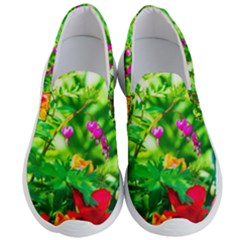 Bleeding Heart Flowers In Spring Men s Lightweight Slip Ons by FunnyCow