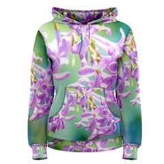 Beautiful Pink Lilac Flowers Women s Pullover Hoodie by FunnyCow