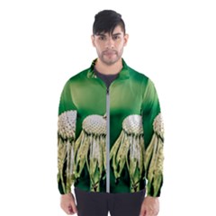 Dandelion Flower Green Chief Windbreaker (men)