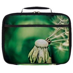 Dandelion Flower Green Chief Full Print Lunch Bag by FunnyCow