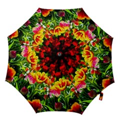 Colorful Tulips On A Sunny Day Hook Handle Umbrellas (small) by FunnyCow