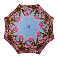 Crab Apple Blossoms Golf Umbrellas by FunnyCow