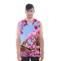 Crab Apple Blossoms Men s Basketball Tank Top by FunnyCow