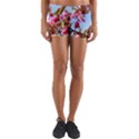 Crab Apple Blossoms Yoga Shorts View1