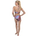 Crab Apple Blossoms Plunging Cut Out Swimsuit View2