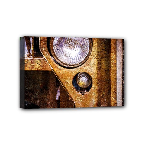 Vintage Off Roader Car Headlight Mini Canvas 6  X 4  by FunnyCow