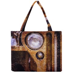 Vintage Off Roader Car Headlight Mini Tote Bag by FunnyCow