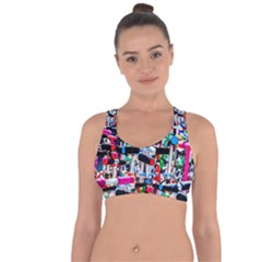 Time To Choose A Scooter Cross String Back Sports Bra by FunnyCow