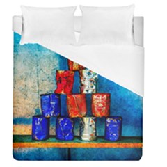 Soup Cans   After The Lunch Duvet Cover (queen Size) by FunnyCow