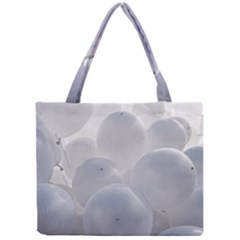 White Toy Balloons Mini Tote Bag by FunnyCow