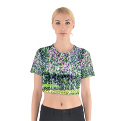 Lilacs Of The First Water Cotton Crop Top by FunnyCow