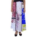 Abstract Art Of Grunge Wood Flared Maxi Skirt View1