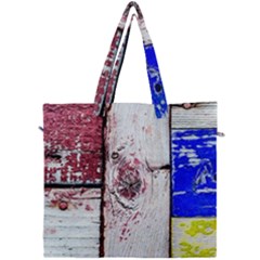 Abstract Art Of Grunge Wood Canvas Travel Bag by FunnyCow