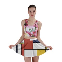 Neoplasticism Style Art Mini Skirt by FunnyCow