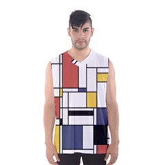 Abstract Art Of Avant Garde Men s Basketball Tank Top by FunnyCow