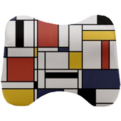 Abstract Art Of Avant Garde Head Support Cushion by FunnyCow