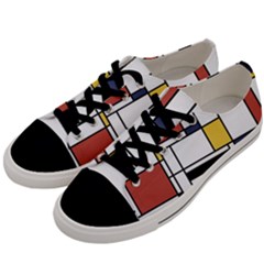 Abstract Art Of Avant Garde Men s Low Top Canvas Sneakers by FunnyCow