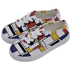 Abstract Art Of Avant Garde Kids  Classic Low Top Sneakers by FunnyCow