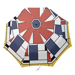 Neoplasticism Abstract Art Folding Umbrellas by FunnyCow