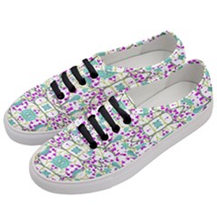 Colorful Modern Floral Baroque Pattern 7500 Women s Classic Low Top Sneakers by dflcprints