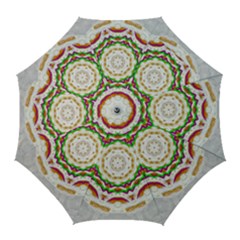 Fauna In Bohemian Midsummer Style Golf Umbrellas by pepitasart