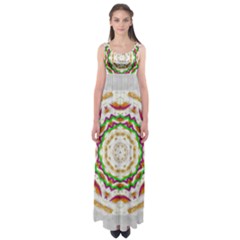 Fauna In Bohemian Midsummer Style Empire Waist Maxi Dress by pepitasart