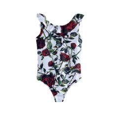 Red Roses Kids  Frill Swimsuit by CasaDiModa