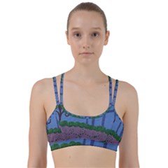 Purple Shoe Line Them Up Sports Bra by snowwhitegirl