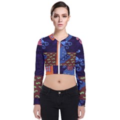 Jack In The Box Flower Zip Up Bomber Jacket by snowwhitegirl