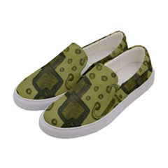 Four Squares Women s Canvas Slip Ons by snowwhitegirl