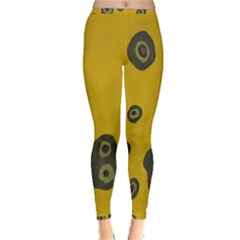 Peas Four Leaf Clover Inside Out Leggings by snowwhitegirl