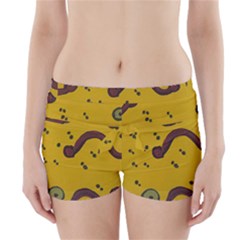 Swimming Worms Boyleg Bikini Wrap Bottoms