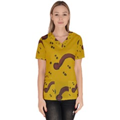 Swimming Worms Scrub Top by snowwhitegirl