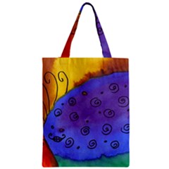 Whale And Eggs Zipper Classic Tote Bag