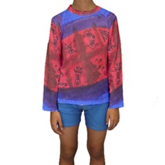 Red Egg Kids  Long Sleeve Swimwear