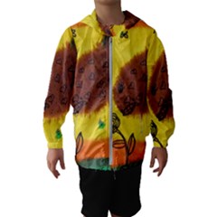 Pirana Eating Flower Hooded Windbreaker (kids) by snowwhitegirl