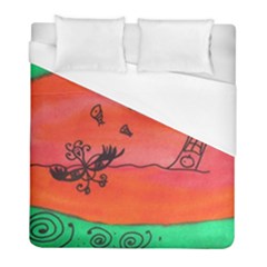 Flying Eyebird Duvet Cover (full/ Double Size)