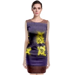 Boring Egg Sleeveless Velvet Midi Dress by snowwhitegirl