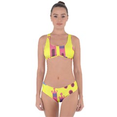 Three Houses Saying Ohhhh Criss Cross Bikini Set by snowwhitegirl