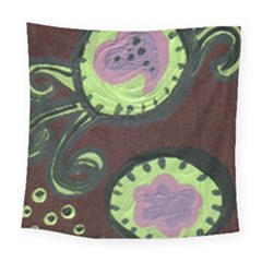 Cute Crab Square Tapestry (large)